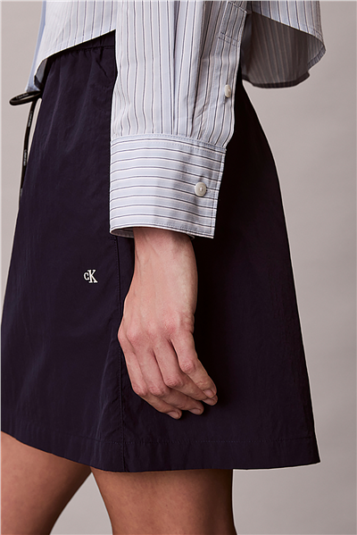 Calvin Klein Yarndye Cotton Popli Kadın Gömlek