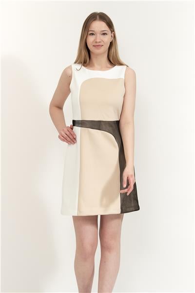 DKNY Colorblocked Kadın Elbise