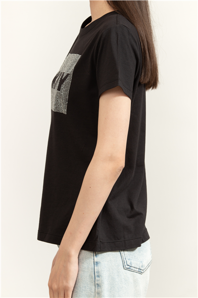 DKNY Dkny Box Rhinestone Kadın Bluz