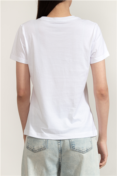 DKNY Dkny Box Rhinestone Kadın Bluz