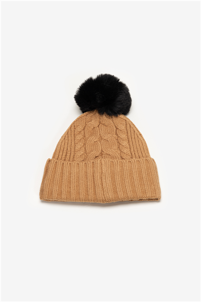 DKNY Dkny Cable Ff Pom Ht Kadın Şapka