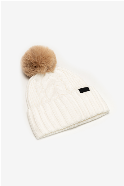 DKNY Dkny Cable Ff Pom Ht Kadın Şapka