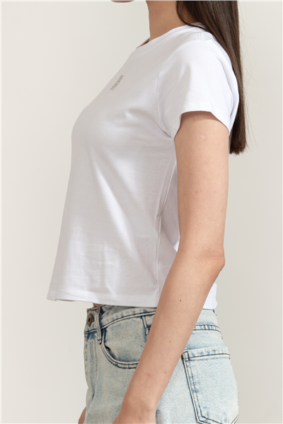 DKNY Dkny Rhinestone Logo Kadın Gömlek