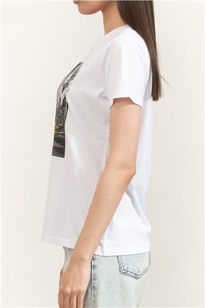 DKNY Dkny Rhinestone Taxi Kadın Gömlek