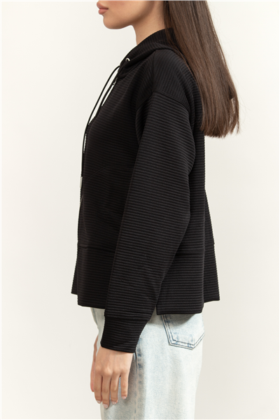 DKNY Full Zip H/D W/Pkts Kadın Hırka
