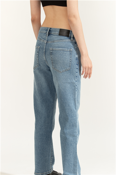 DKNY High Rise Classic St Kadın Jean Pantolon