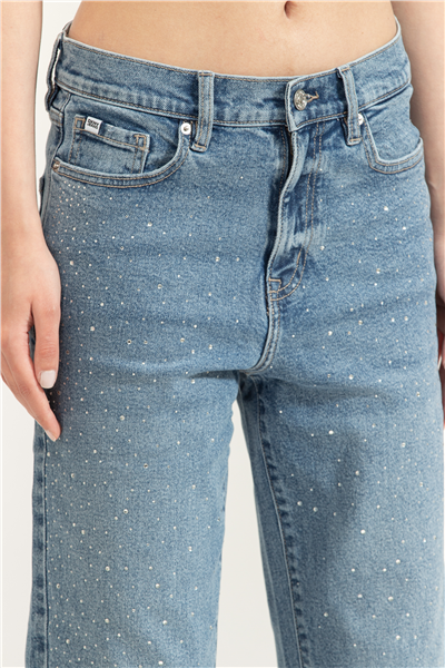DKNY High Rise Classic St Kadın Jean Pantolon