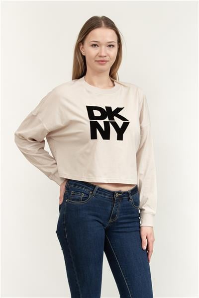 DKNY Kadın Bisiklet Yaka Sweatshirt