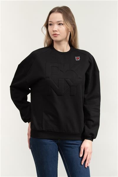 DKNY Kadın Bisiklet Yaka Sweatshirt