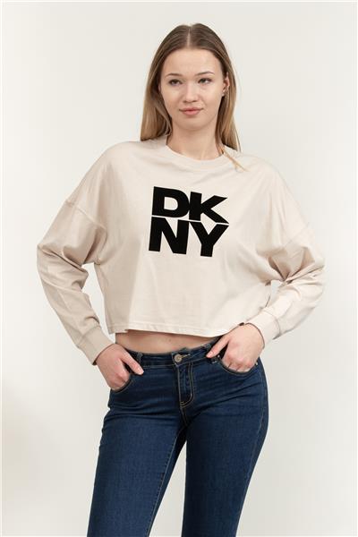 DKNY Kadın Bisiklet Yaka Sweatshirt