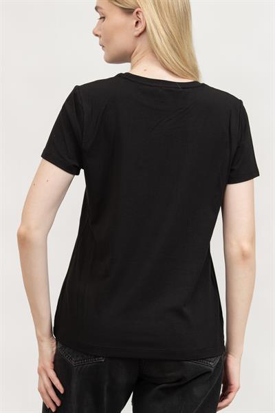 DKNY Kadın Bisiklet Yaka T-Shirt