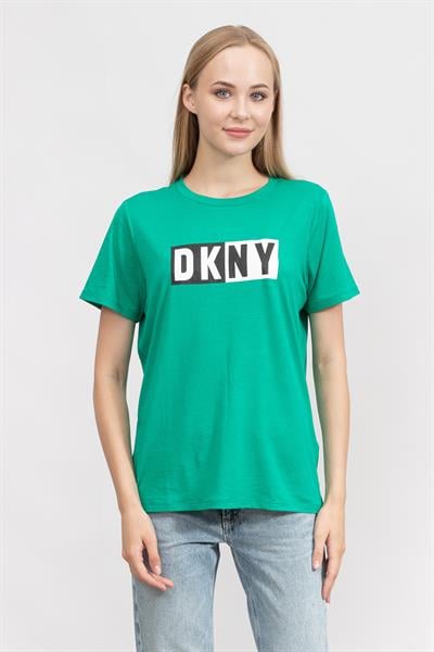 DKNY Kadın Bisiklet Yaka T-Shirt
