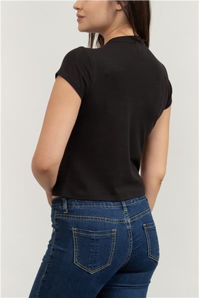 DKNY Kadın Bisiklet Yaka T-Shirt