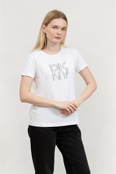 DKNY Kadın Bisiklet Yaka T-Shirt