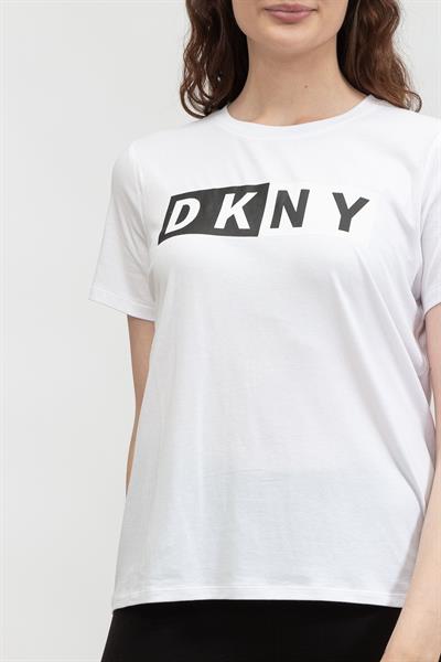 DKNY Kadın Bisiklet Yaka T-Shirt