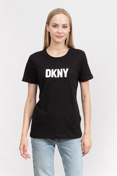 DKNY Kadın Bisiklet Yaka T-Shirt