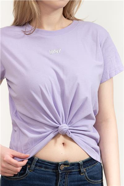 DKNY Kadın Bisiklet Yaka T-Shirt