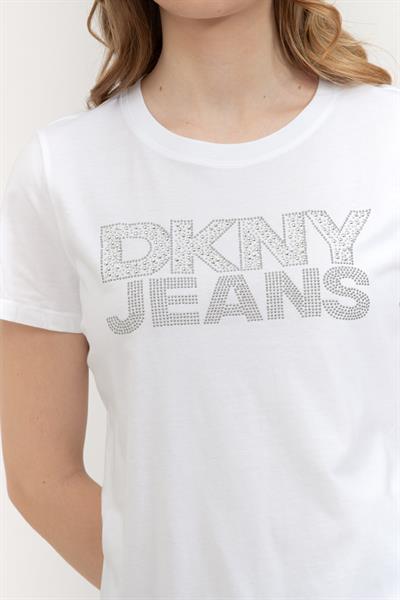 DKNY Kadın Bisiklet Yaka T-Shirt