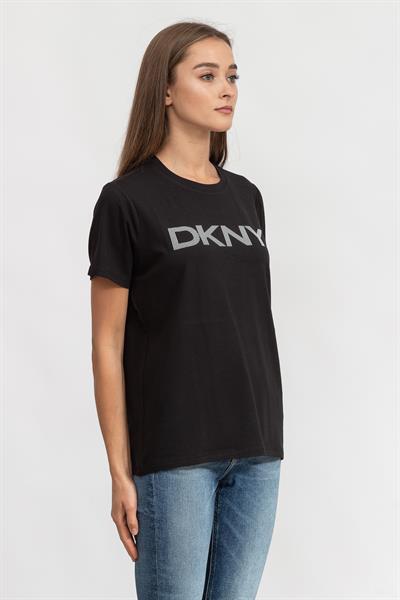 DKNY Kadın Bisiklet Yaka T-Shirt