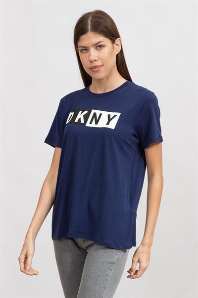DKNY Kadın Bisiklet Yaka T-Shirt