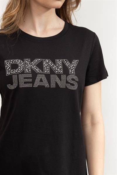DKNY Kadın Bisiklet Yaka T-Shirt
