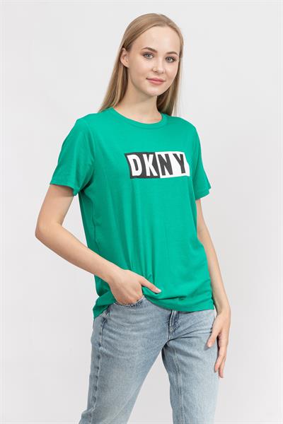 DKNY Kadın Bisiklet Yaka T-Shirt