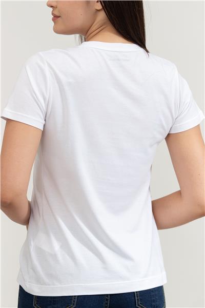 DKNY Kadın Bisiklet Yaka T-Shirt