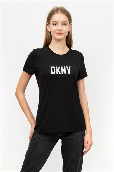 DKNY Kadın Bisiklet Yaka T-Shirt