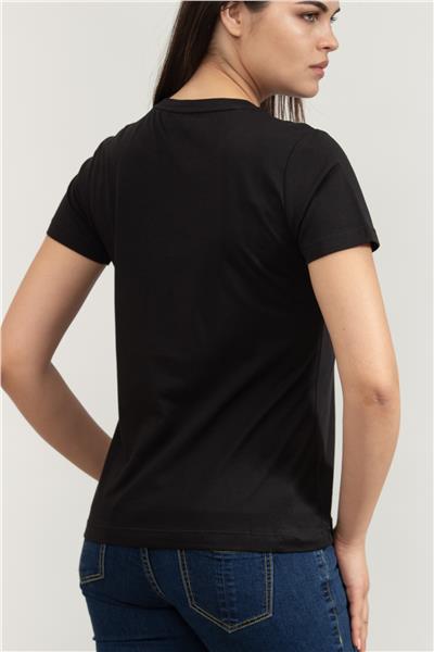 DKNY Kadın Bisiklet Yaka T-Shirt
