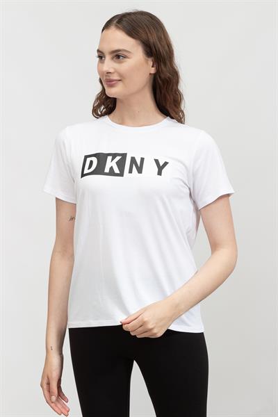 DKNY Kadın Bisiklet Yaka T-Shirt