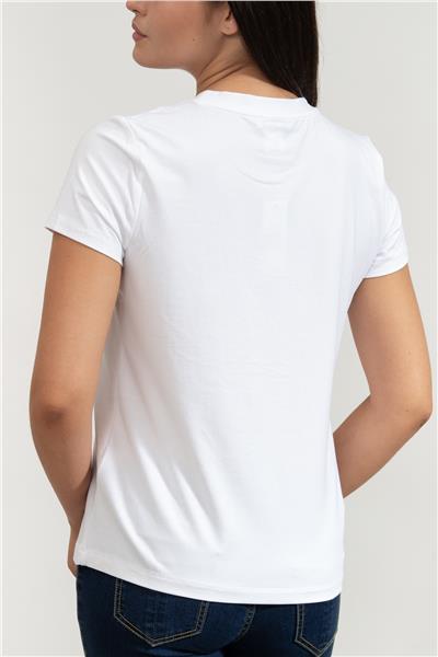 DKNY Kadın Bisiklet Yaka T-Shirt