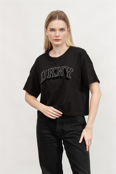 DKNY Kadın Bisiklet Yaka T-Shirt