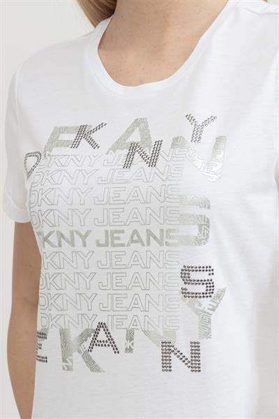 DKNY Kadın Bisiklet Yaka T-Shirt