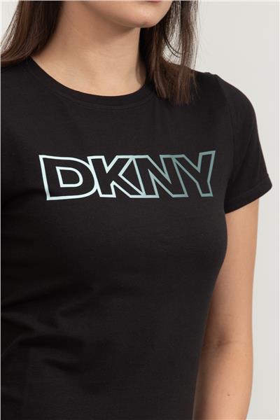 DKNY Kadın Bisiklet Yaka T-Shirt