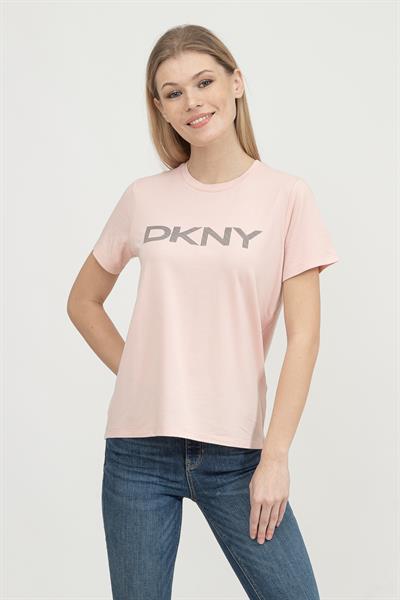 DKNY Kadın Bisiklet Yaka T-Shirt