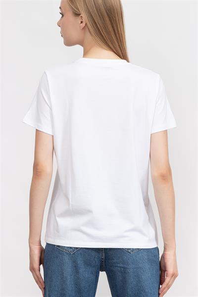 DKNY Kadın Bisiklet Yaka T-Shirt