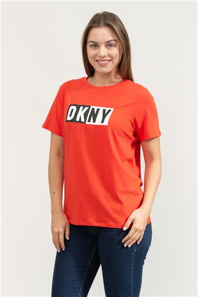 DKNY Kadın Bisiklet Yaka T-Shirt