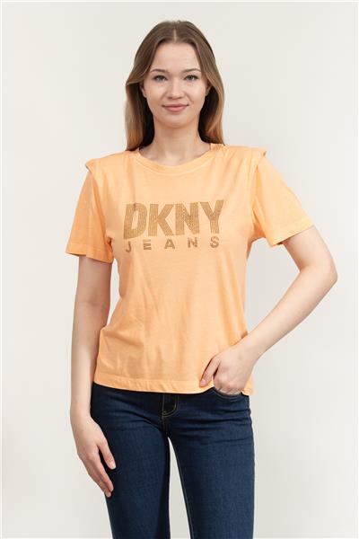 DKNY Kadın Bisiklet Yaka T-Shirt