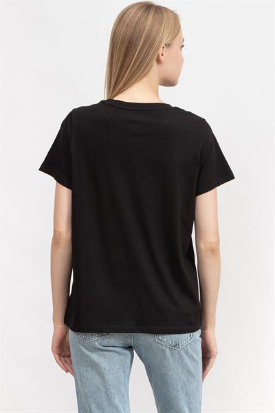 DKNY Kadın Bisiklet Yaka T-Shirt