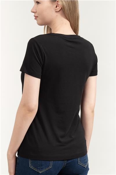 DKNY Kadın Bisiklet Yaka T-Shirt