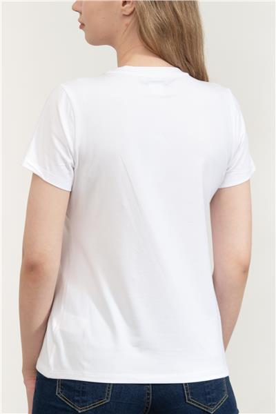 DKNY Kadın Bisiklet Yaka T-Shirt