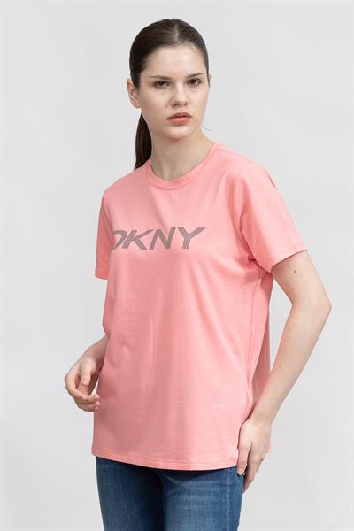 DKNY Kadın Bisiklet Yaka T-Shirt