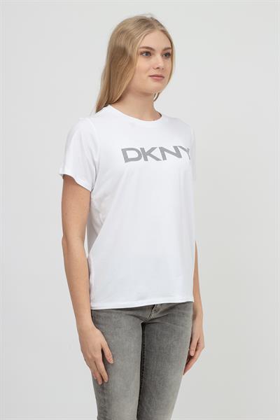 DKNY Kadın Bisiklet Yaka T-Shirt