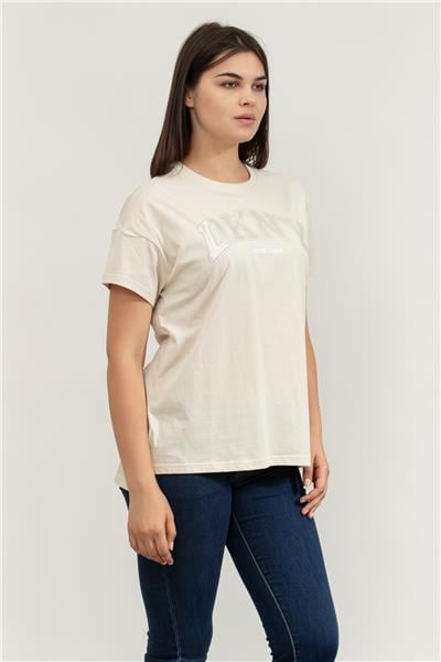 DKNY Kadın Bisiklet Yaka T-Shirt