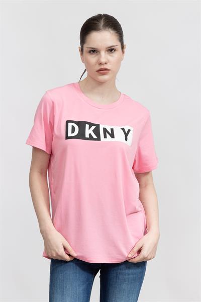 DKNY Kadın Bisiklet Yaka T-Shirt