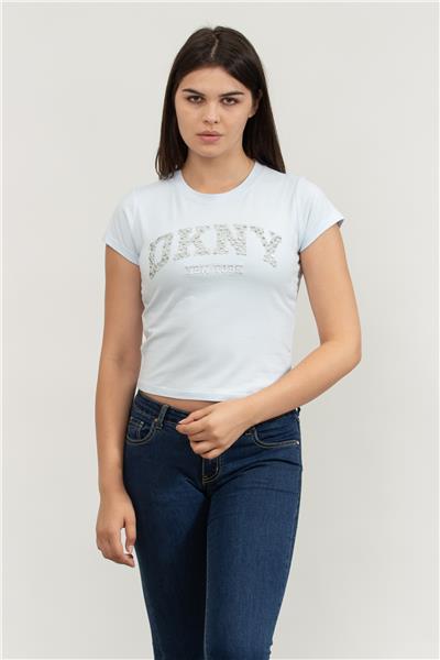 DKNY Kadın Bisiklet Yaka T-Shirt