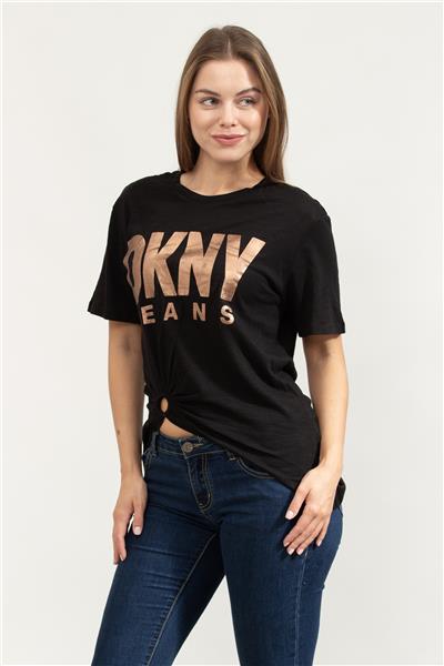 DKNY Kadın Bisiklet Yaka T-Shirt
