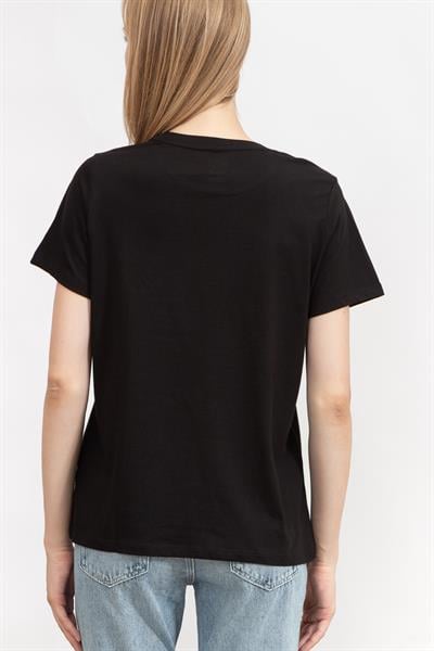 DKNY Kadın Bisiklet Yaka T-Shirt