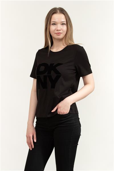 DKNY Kadın Bisiklet Yaka T-Shirt