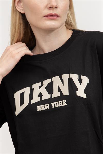 DKNY Kadın Bisiklet Yaka T-Shirt